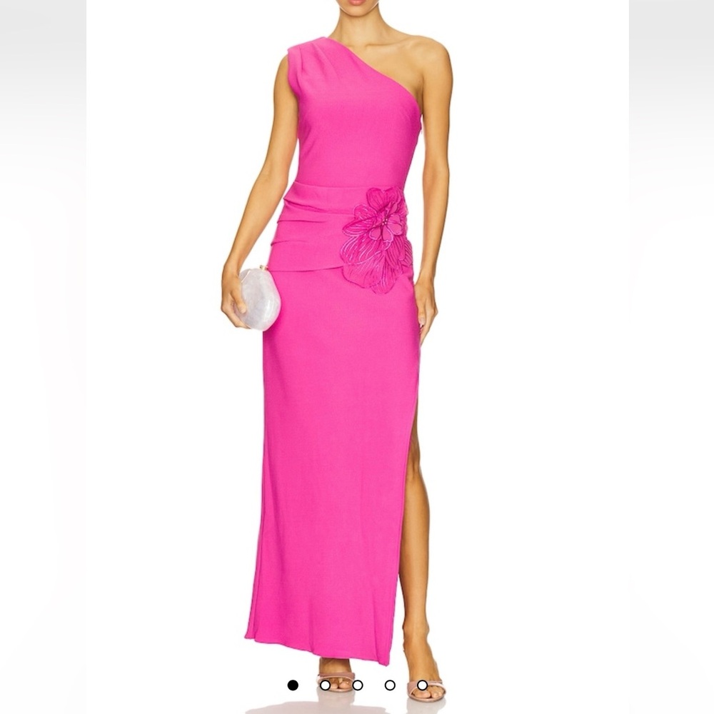 Elliatt Fuchsia One Shoulder Dress